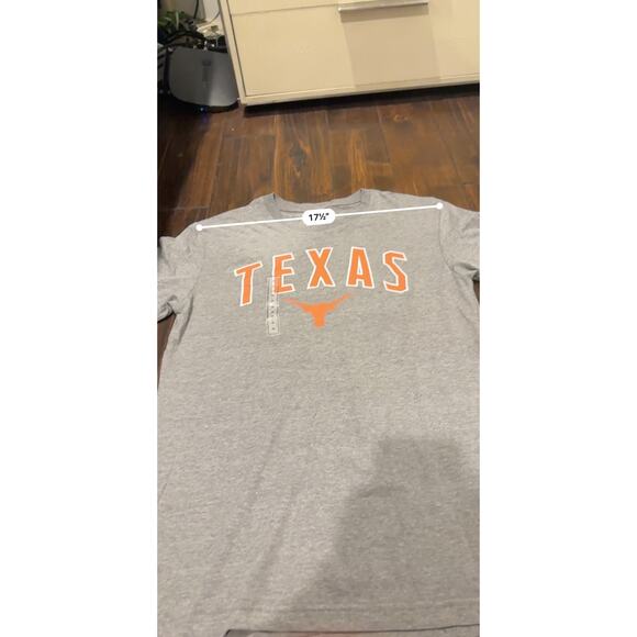 NWT Texas Longhorns College Football Heather Gray Short Sleeve Tee Medium - Picture 10 of 12